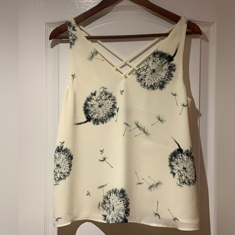 Express printed tank top blouse, Size S